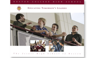 Boston College Highschool view book cover